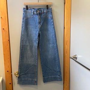 Gap, wide leg, sky high, size 2 petite